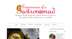 Desktop Screenshot of experiencesofagastronomad.com